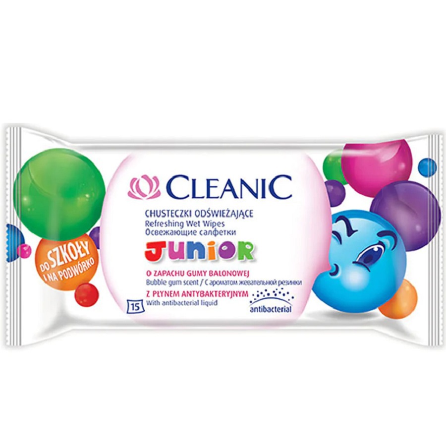 مناديل منعشة جونيور 15 قطعة