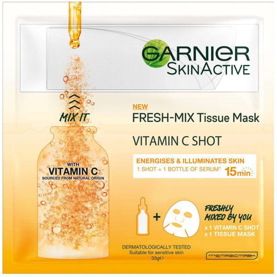 ماسك ورقي للوجه بفيتامين سي