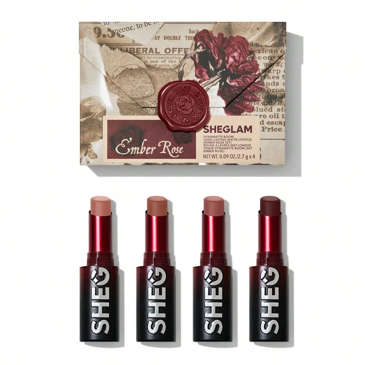 شيغلام أحمر شفاه غير لامع يدوم طويلاً (مجموعة EMBER ROSE)