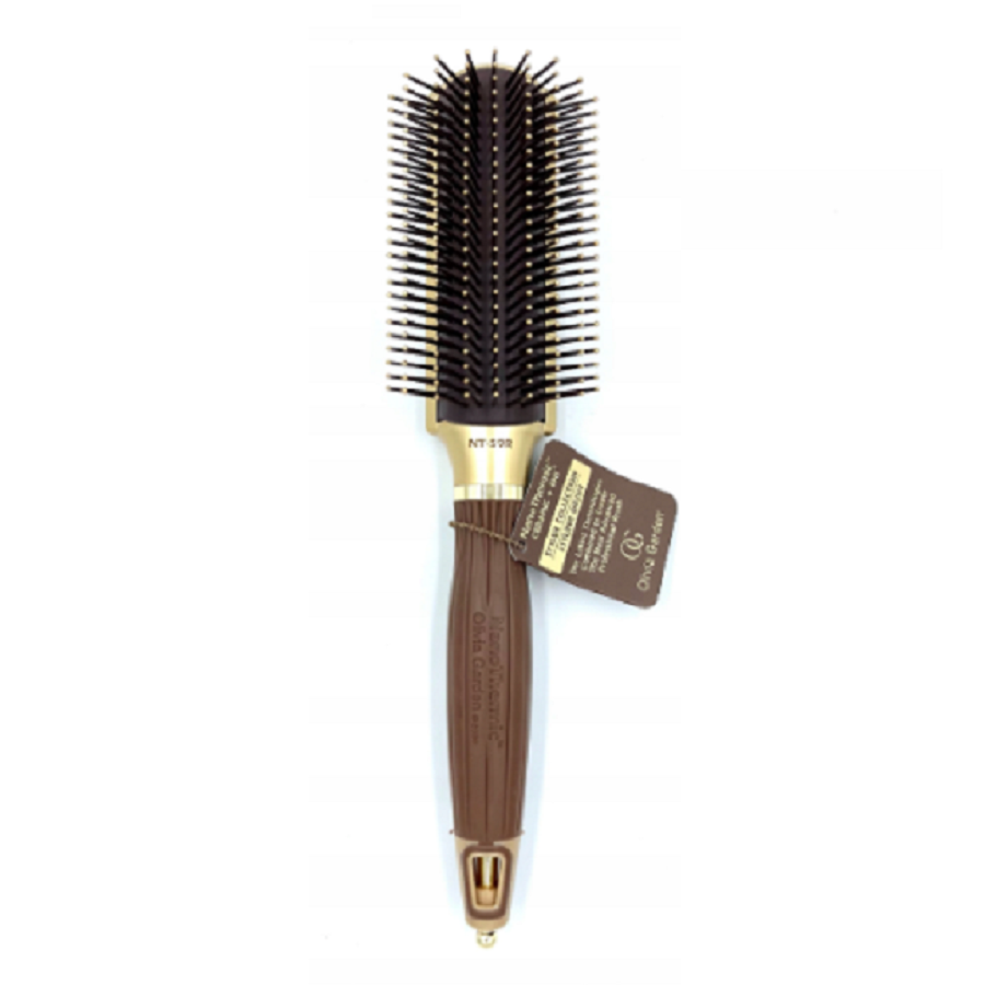 فرشاة تصفيف الشعر بالنانو الحراري سيراميك أيون ان تي اس 9 ار