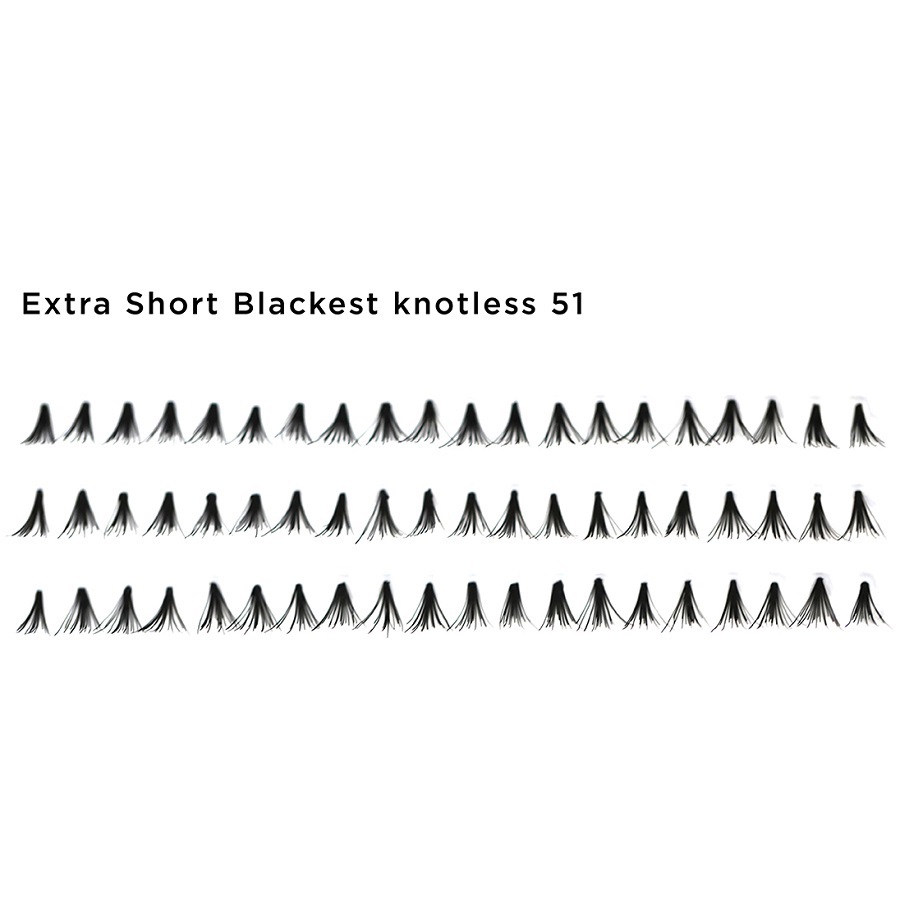 رموش صناعية قصيرة شديدة السواد 51