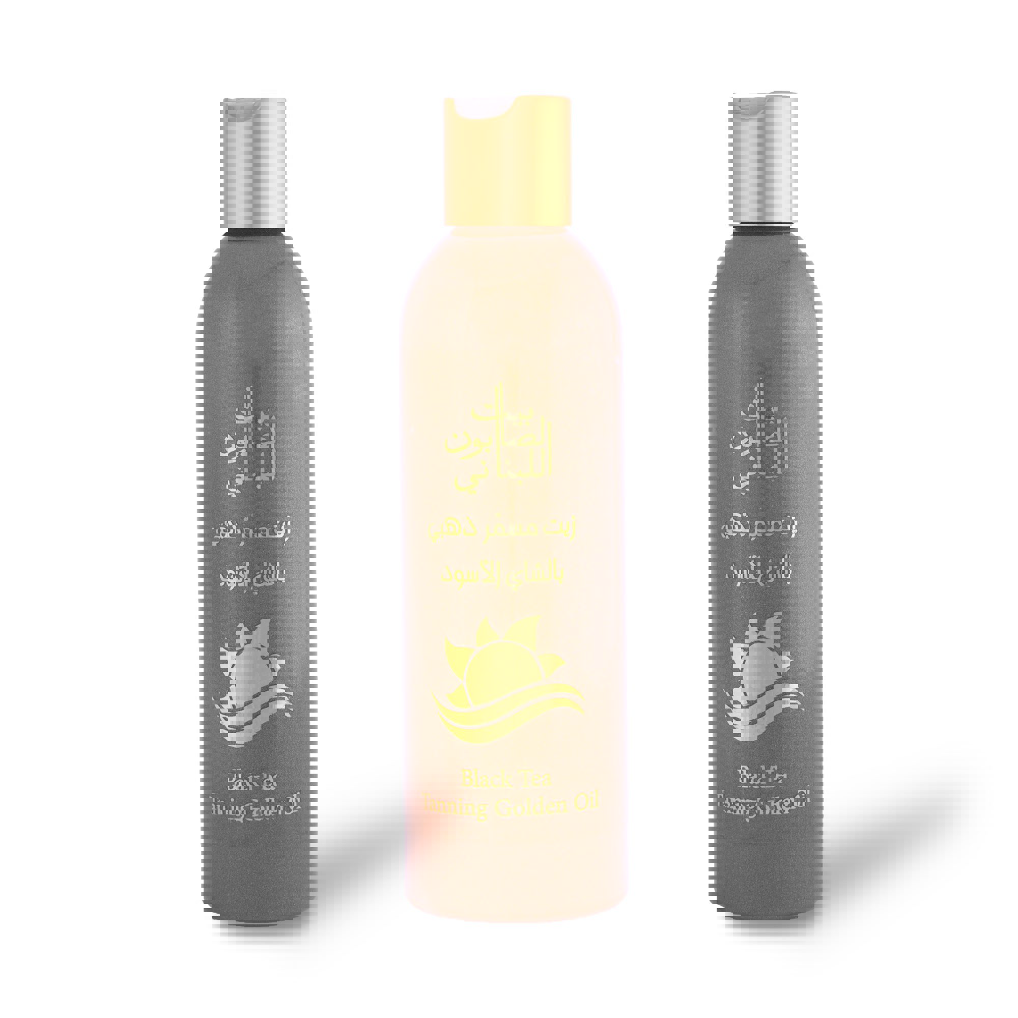 زيت تسمير ذهبي بخلاصة الشاي الأسود 250 مل