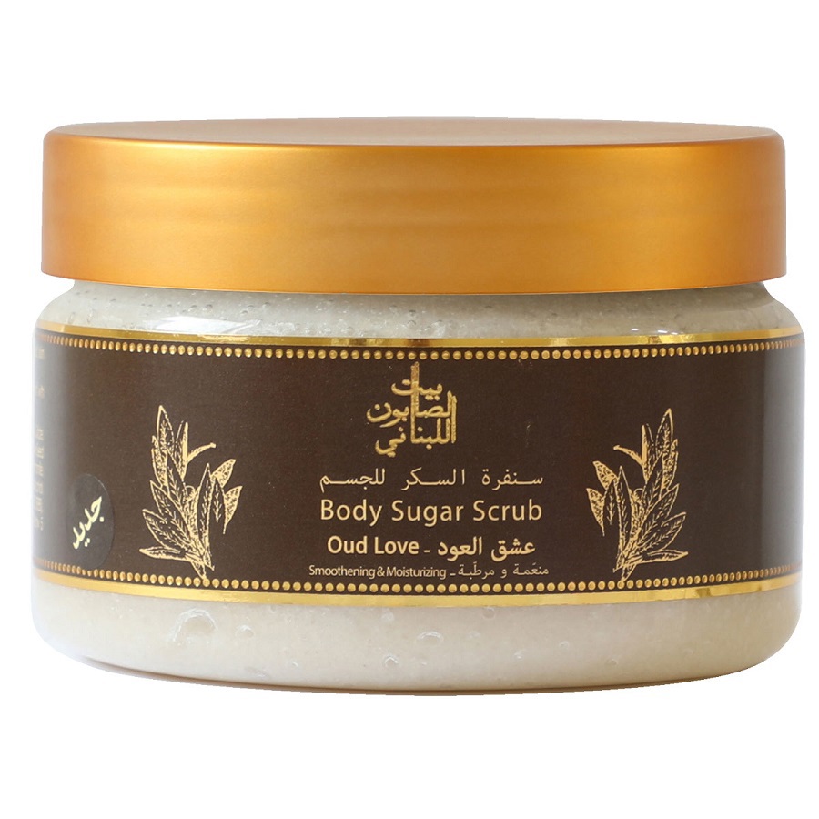 مقشر السكر للجسم بالعود 300 غم