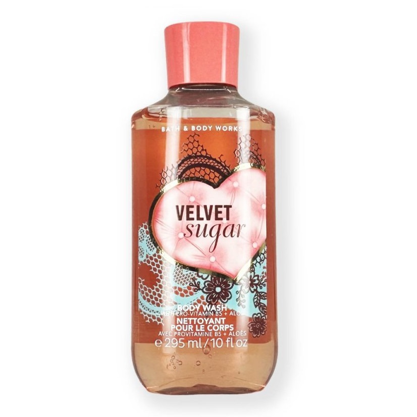 غسول الجسم باث آند بودي فيلفيت شوجر 295 مل