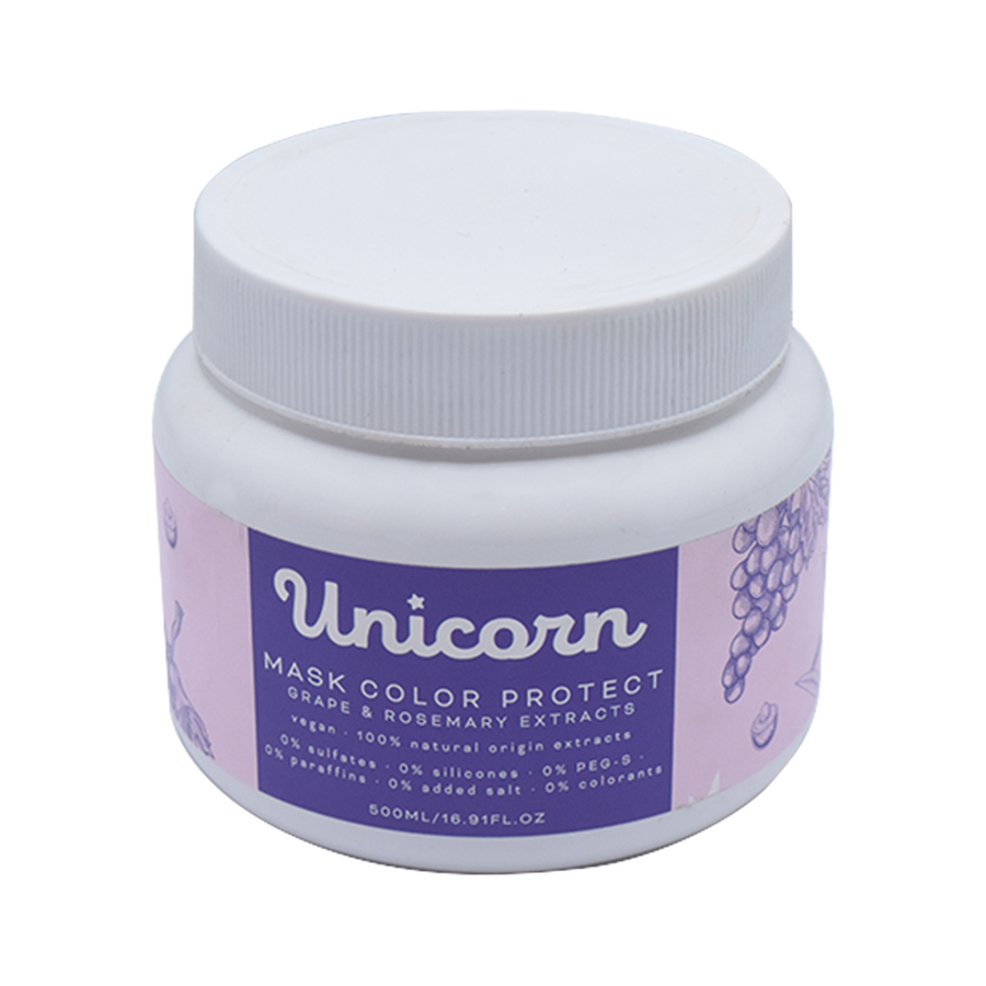 ماسك الشعر المصبوغ بخلاصة اكليل الجبل وزهرة العنب 500 مل