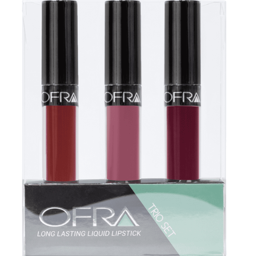 مجموعة أحمر شفاه سائل طويل الامد 3 قطع