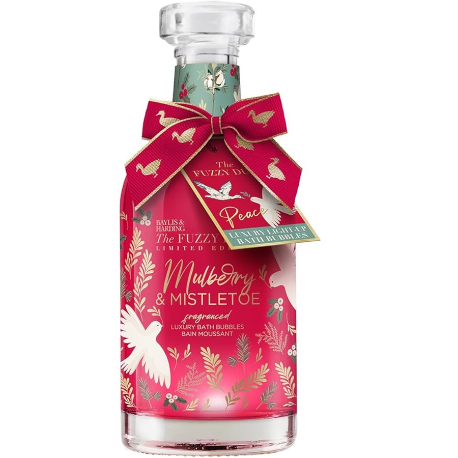 هدية قنينة فقاعات الاستحمام المضيئة