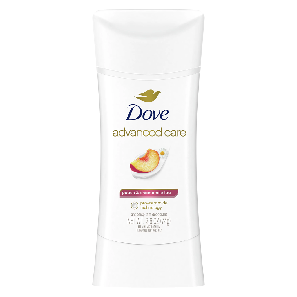 مزيل عرق ستك أدفانسد كير برائحة الخوخ وشاي البابونج 74 غم