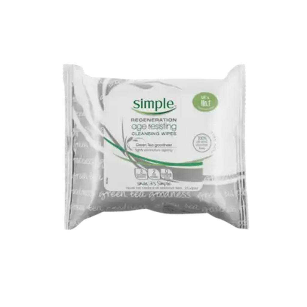 مناديل تنظيف الوجه مقاومة لعلامات الشيخوخة 25 قطعة