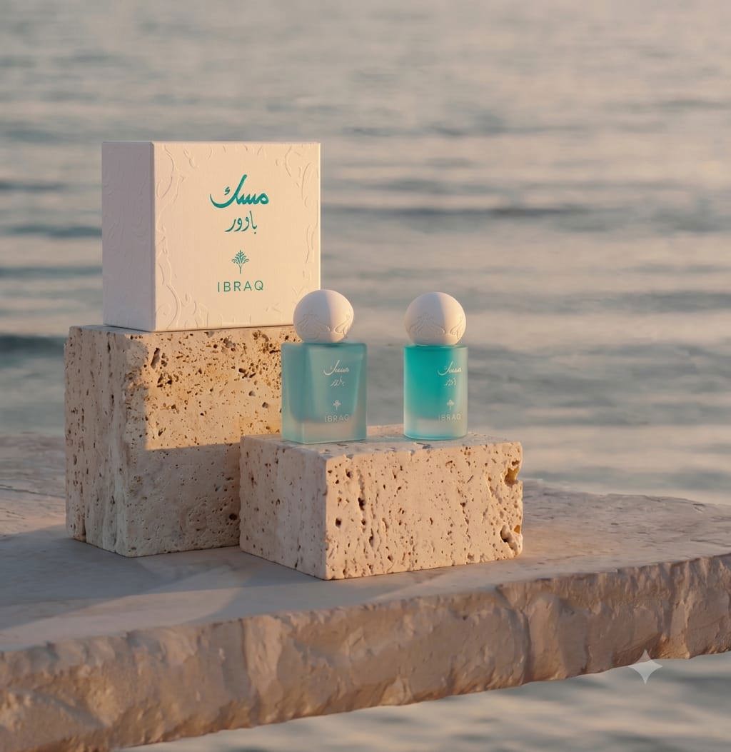 مسك باودر مجموعة عطر وزيت قطعتين
