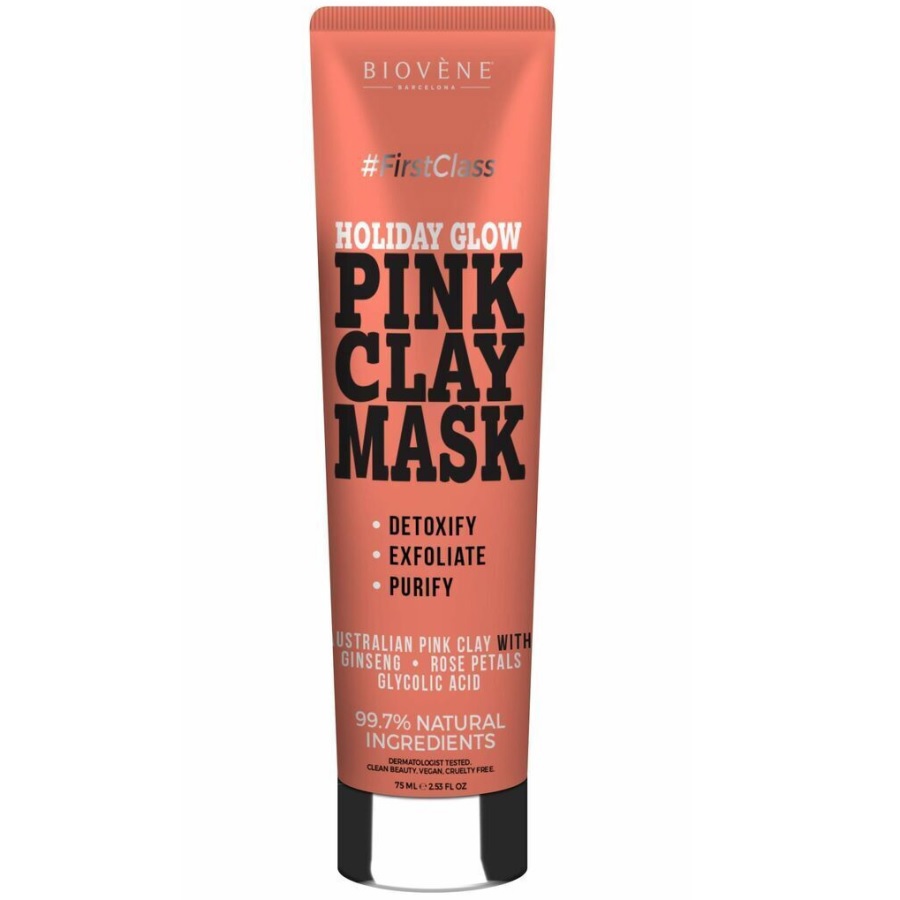 قناع الطين الوردي هوليدي جلو 75 مل