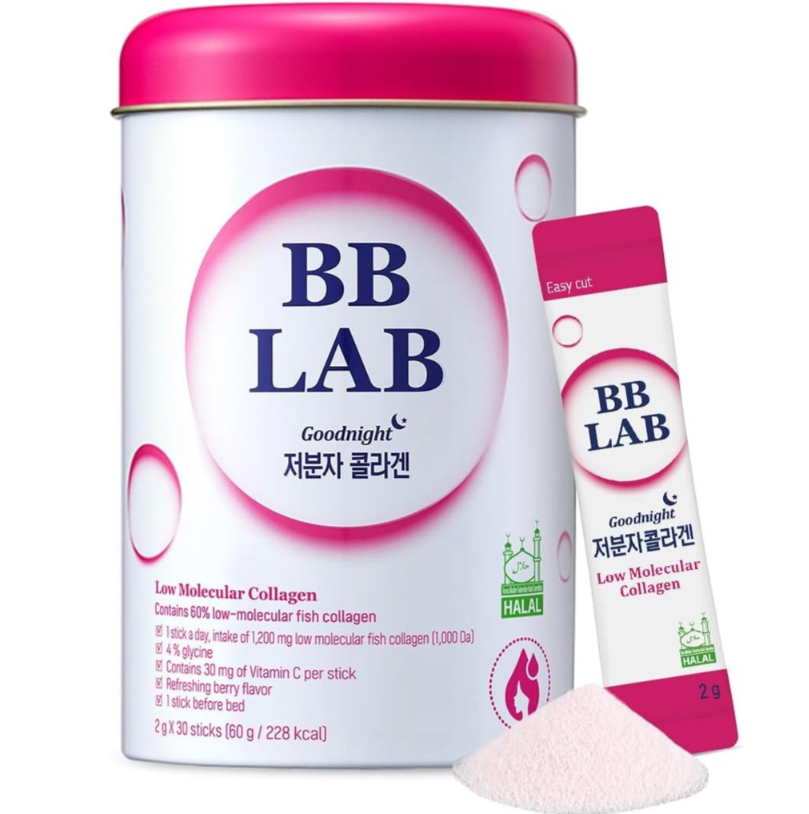 كولاجين منخفض الوزن الجزيئي بي بي لاب جودنايت 30 قطعة