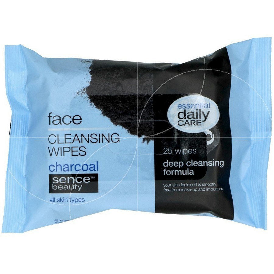 مناديل تنظيف الوجه بالفحم 25 قطعة