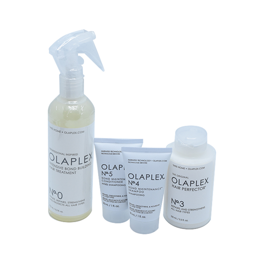 مجموعة مثالية للعناية المنزلية بالشعر 4 قطع