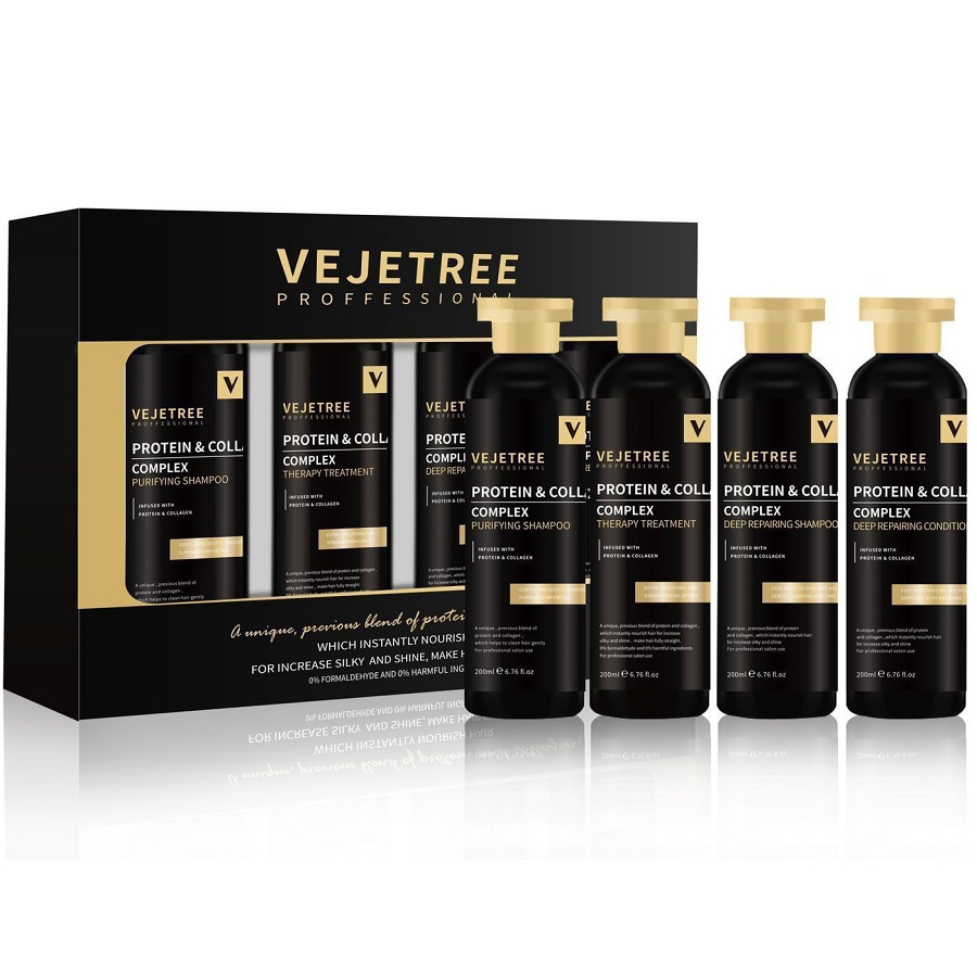 مجموعة العناية بالشعر الاحترافية 4 قطع