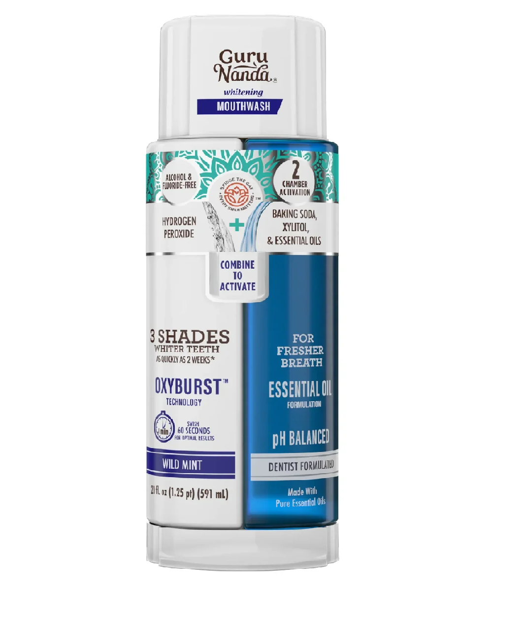 غسول الفم أوكسي بيرست لتبييض الأسنان من جوروناندا