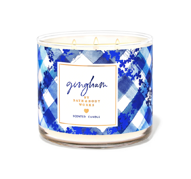 جينغهام شمعة معطرة بثلاث فتائل 411 غم