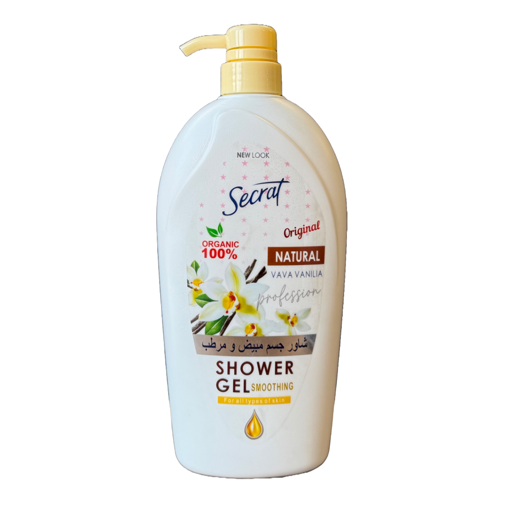 غسول جسم مبيض ومرطب برائحة الفانيليا 1000 مل