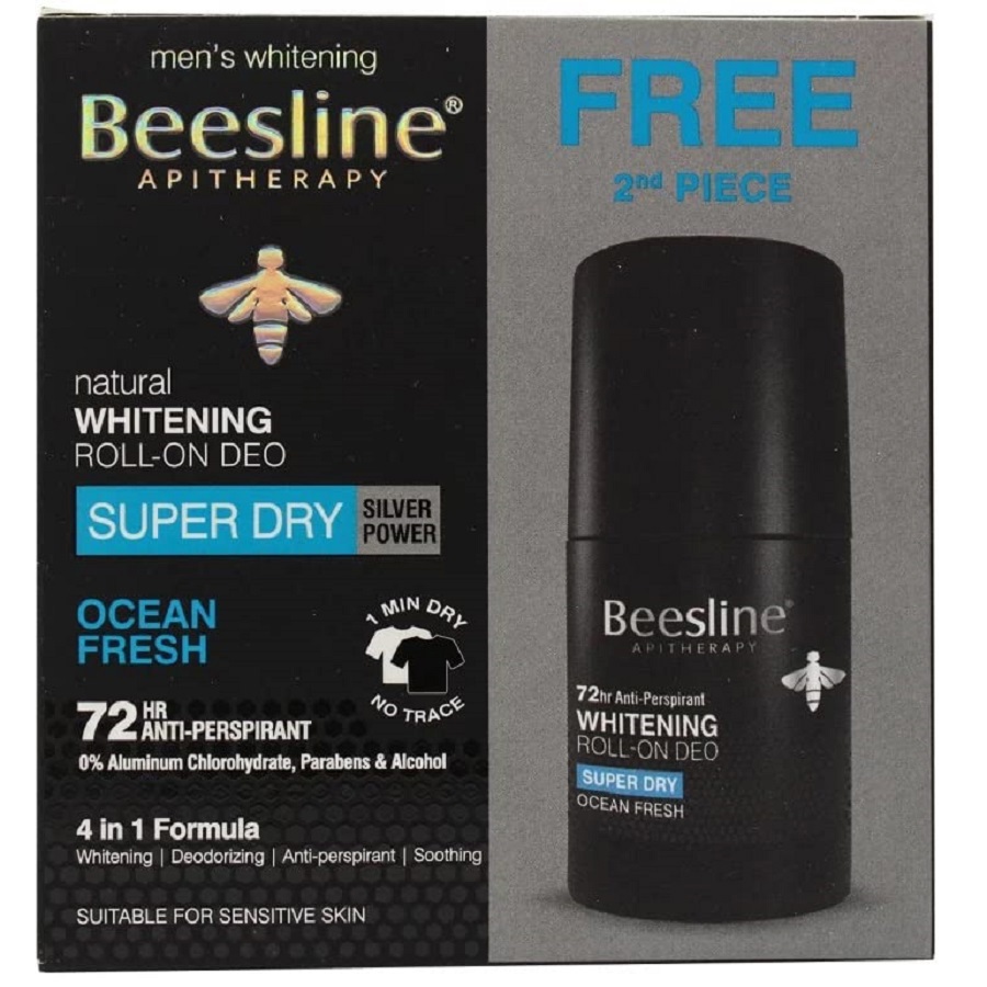 مزيل عرق رول مبيض أوشن فريش 50 مل 1+1 مجاناً