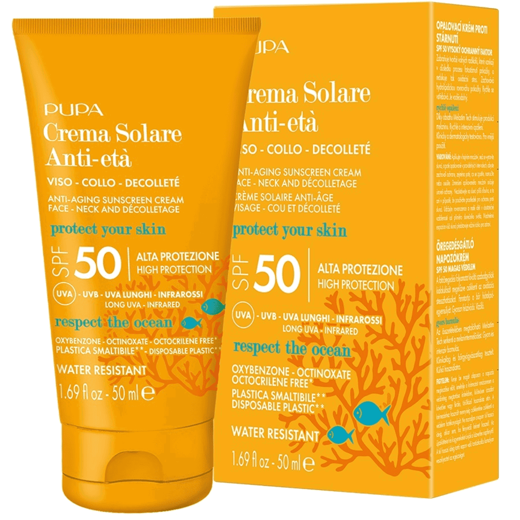 كريم واقي الشمس مضاد للشيخوخة بمعامل حماية 50