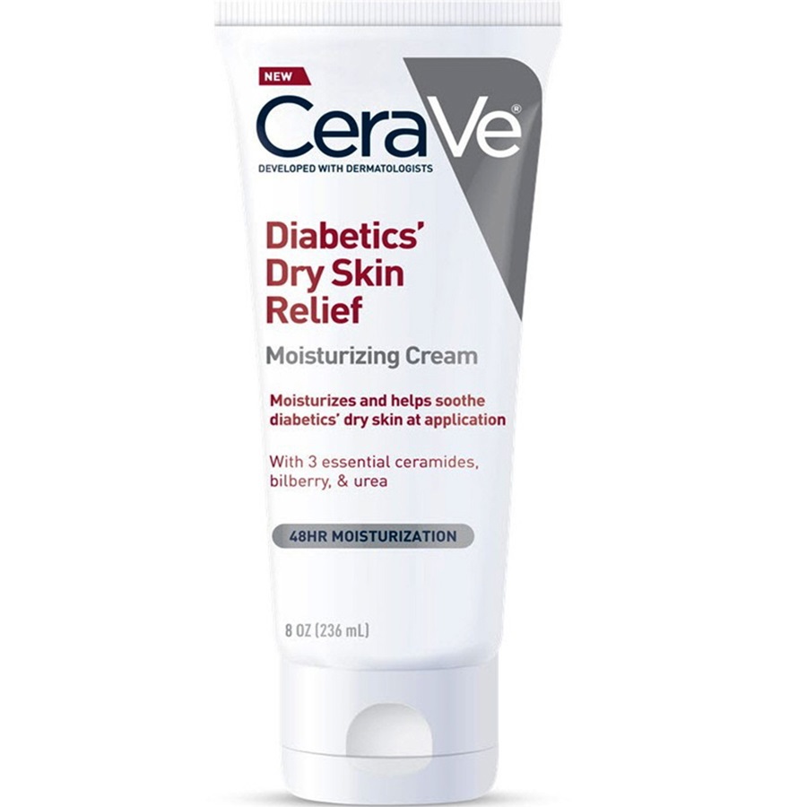 كريم مرطب لتخفيف جفاف الجلد لمرضى السكر 236 مل