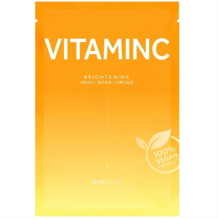 ماسك ورقي بفيتامين سي, لتفتيح البشرة