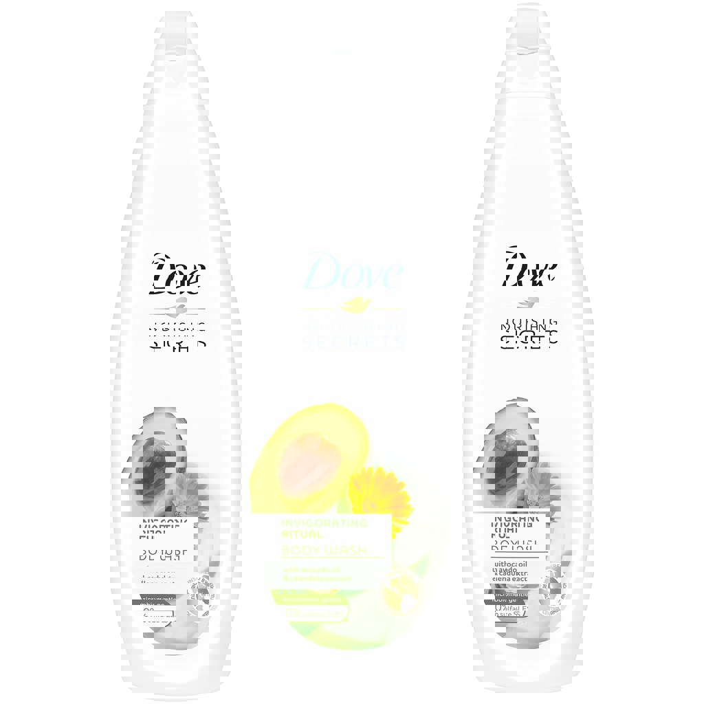 غسول الجسم المغذي بزيت الافوكادو وزهرة الاذريون 750 مل