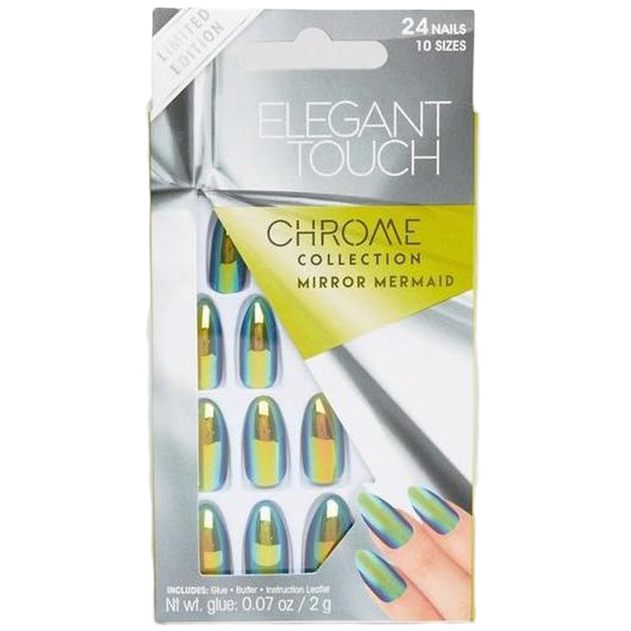 أظافر صناعية كروم 24 قطعة