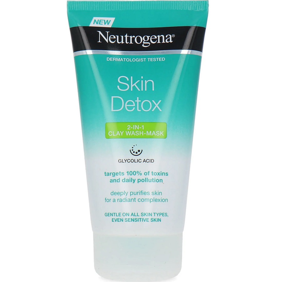 قناع غسول الطين 2 في 1 للتخلص من سموم البشرة 150 مل