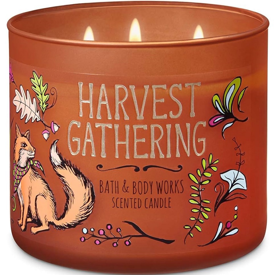 هارفست كاذرنك شمعة معطرة بثلاث فتائل 411 غم