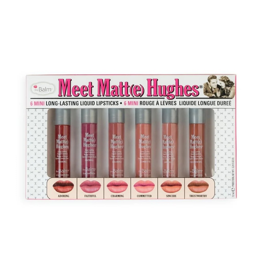 مجموعة احمر الشفاه ميت مات هيوز 6 قطع