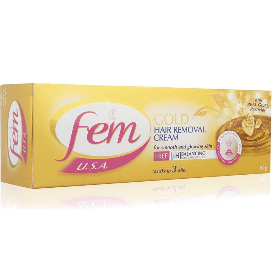 كريم مزيل للشعر بالذهب 120 غم