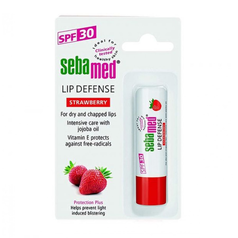 مرطب شفاه بالفراولة مع عامل حماية من الشمس 30