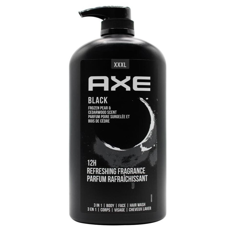 غسول الجسم والوجه والشعر 3 في 1 بلاك 1 لتر