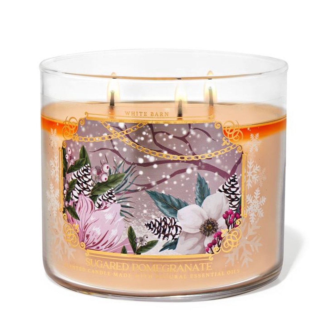 شمعة شوكرد بوميكرانيت بثلاثة فتائل 411 غم