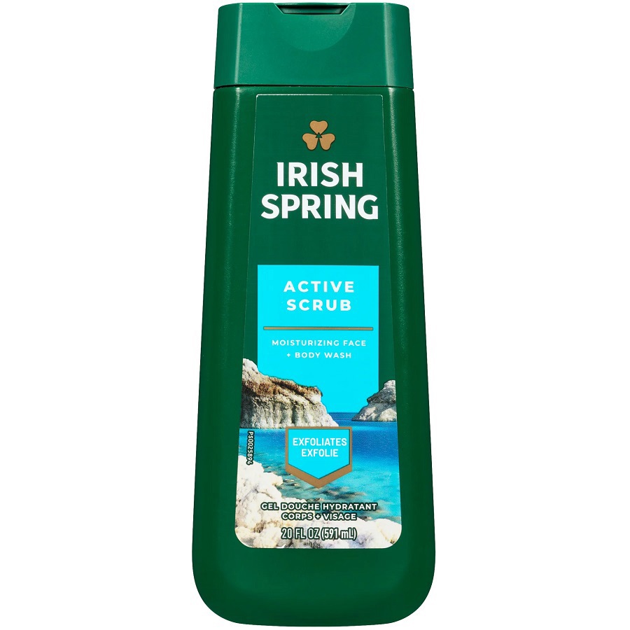 غسول للوجه والجسم اكتيف سكراب 591 مل