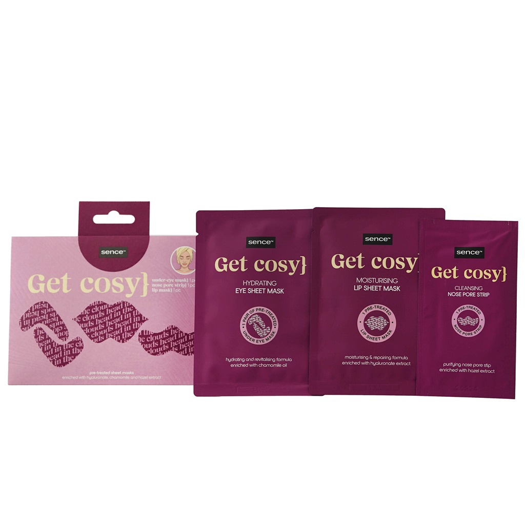 مجموعة ماسكات الوجه كوزي إسكيب 12 قطعة