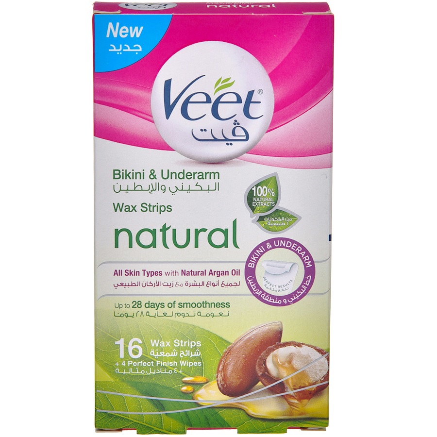 شرائط شمعية للبكيني ولتحت الإبط 16 قطعة