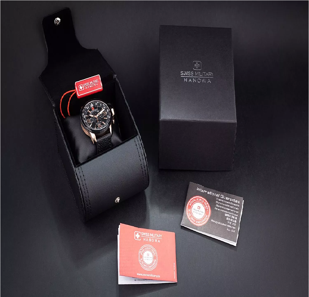 ساعة سويس ميليتاري هانوا تاتش داون كرونو للرجال 2