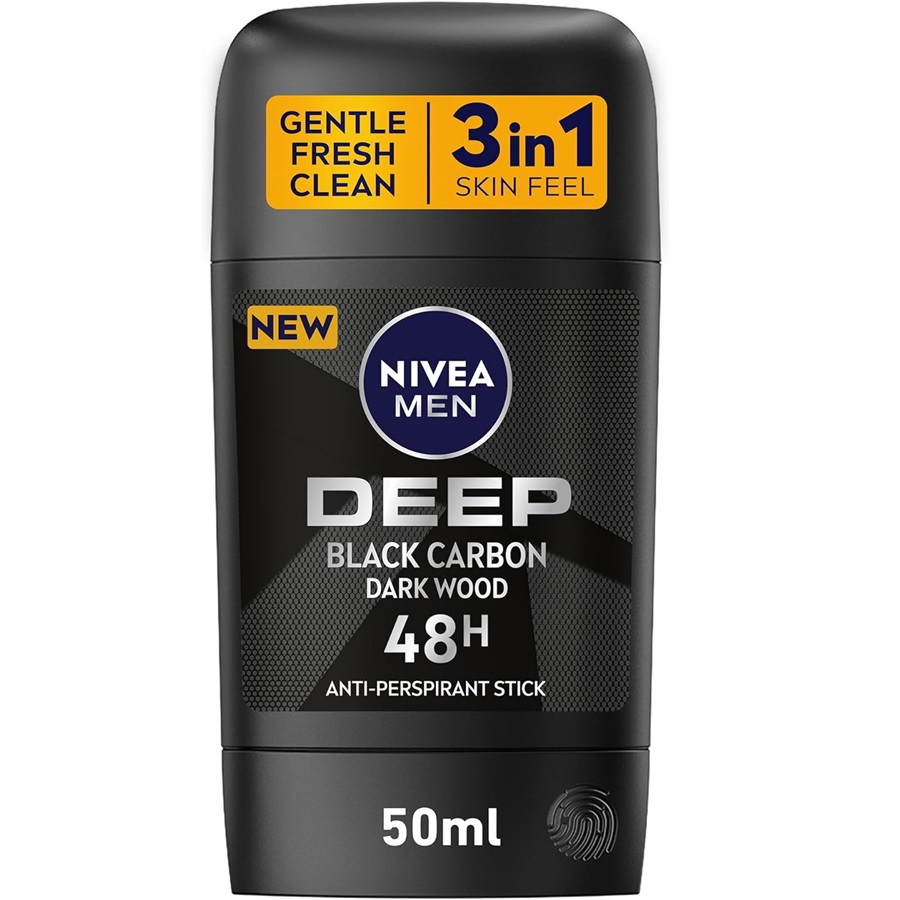 مزيل العرق ستك ديب بلاك كربون 3 في1، 50 مل