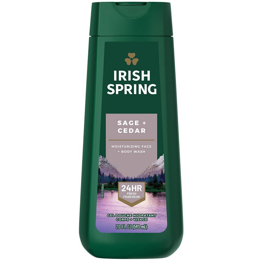 غسول مرطب للوجه والجسم برائحة المريمية والأرز 591 مل