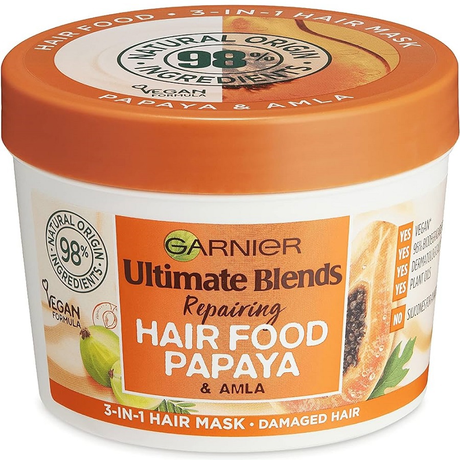 ماسك إصلاح الشعر التالف بالبابايا والأملا 390 مل