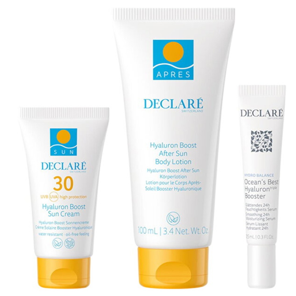 مجموعة الحماية من إشعة الشمس هيالورون بوست 3 قطع