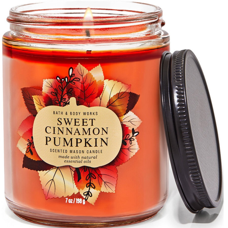 سويت سينامون بامبكين شمعة معطرة بفتيلة واحدة 198 غم