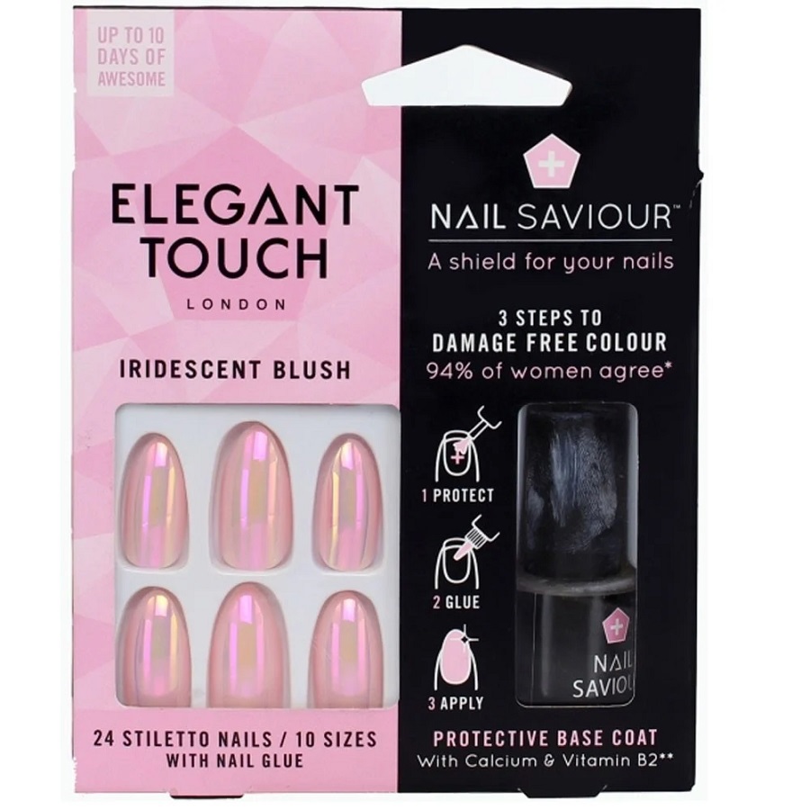 اظافر صناعية عدد 24 مع غراء