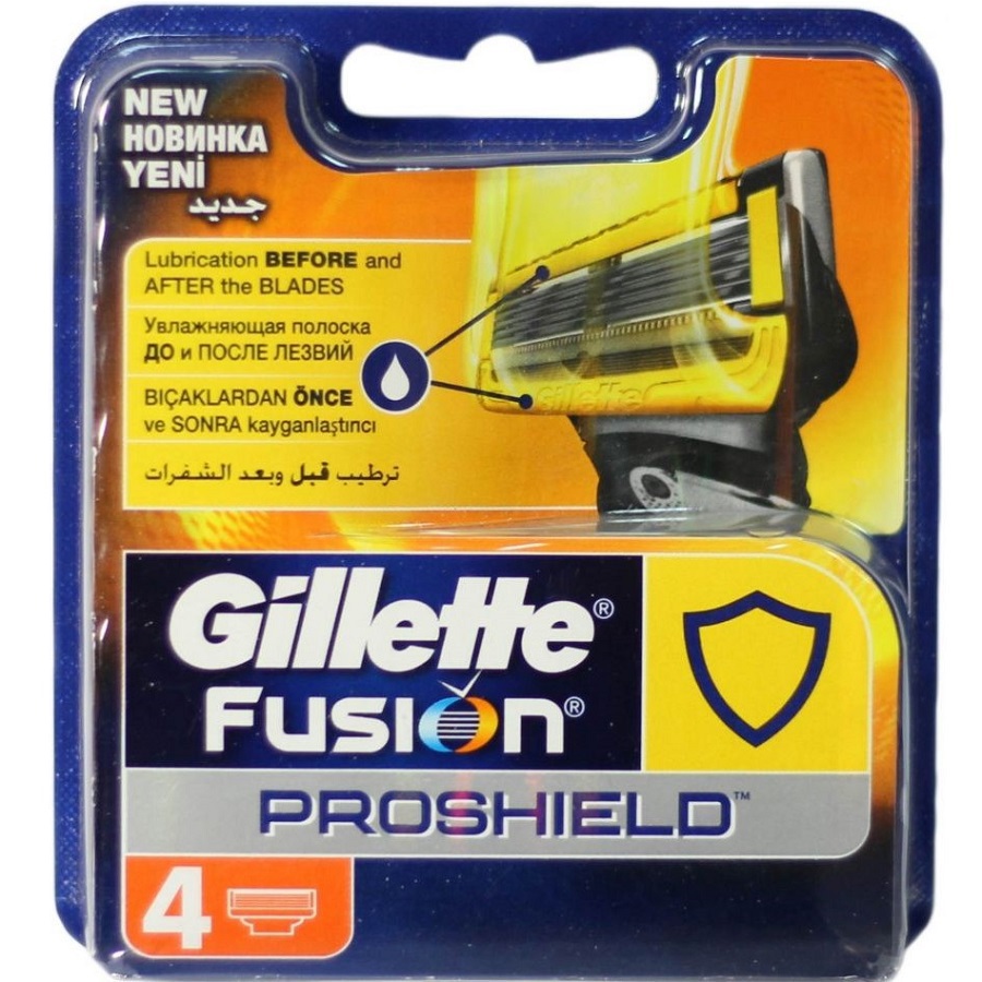 ماكينة حلاقة فيوجن 5 برو شيلد مع 4 رؤوس اضافية