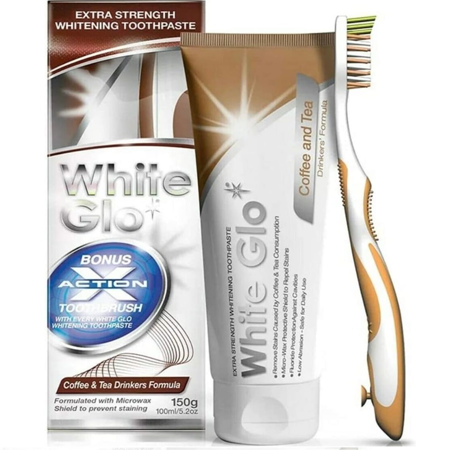 معجون أسنان مبيض لشاربي الشاي والقهوة بتركيبة مبيضة 100 مل