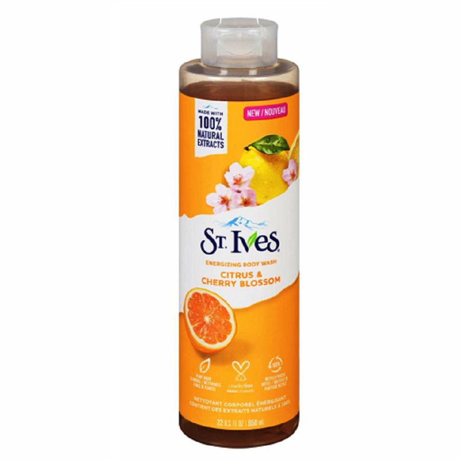 غسول للجسم برائحة الحمضيات وزهر الكرز 650 مل