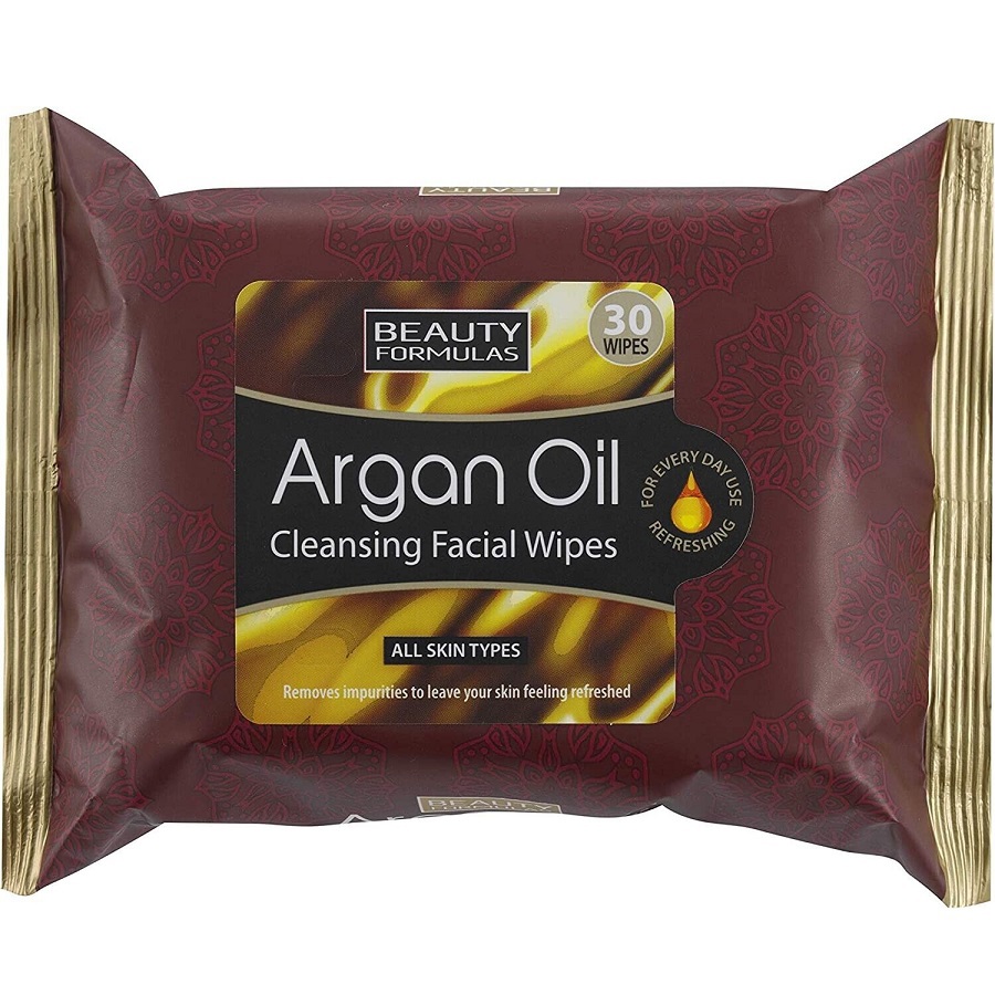 مناديل تنظيف الوجه بزيت الأرغان 30 قطعة