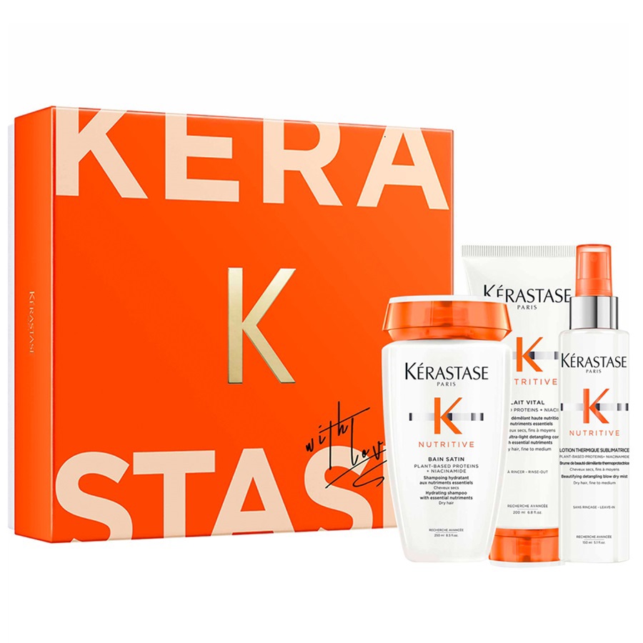 مجموعة العناية للشعر الجاف الرقيق - ذات الإصدار المحدود